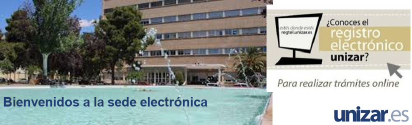 Bienvenido a la sede electrónica de la Universidad de Zaragoza